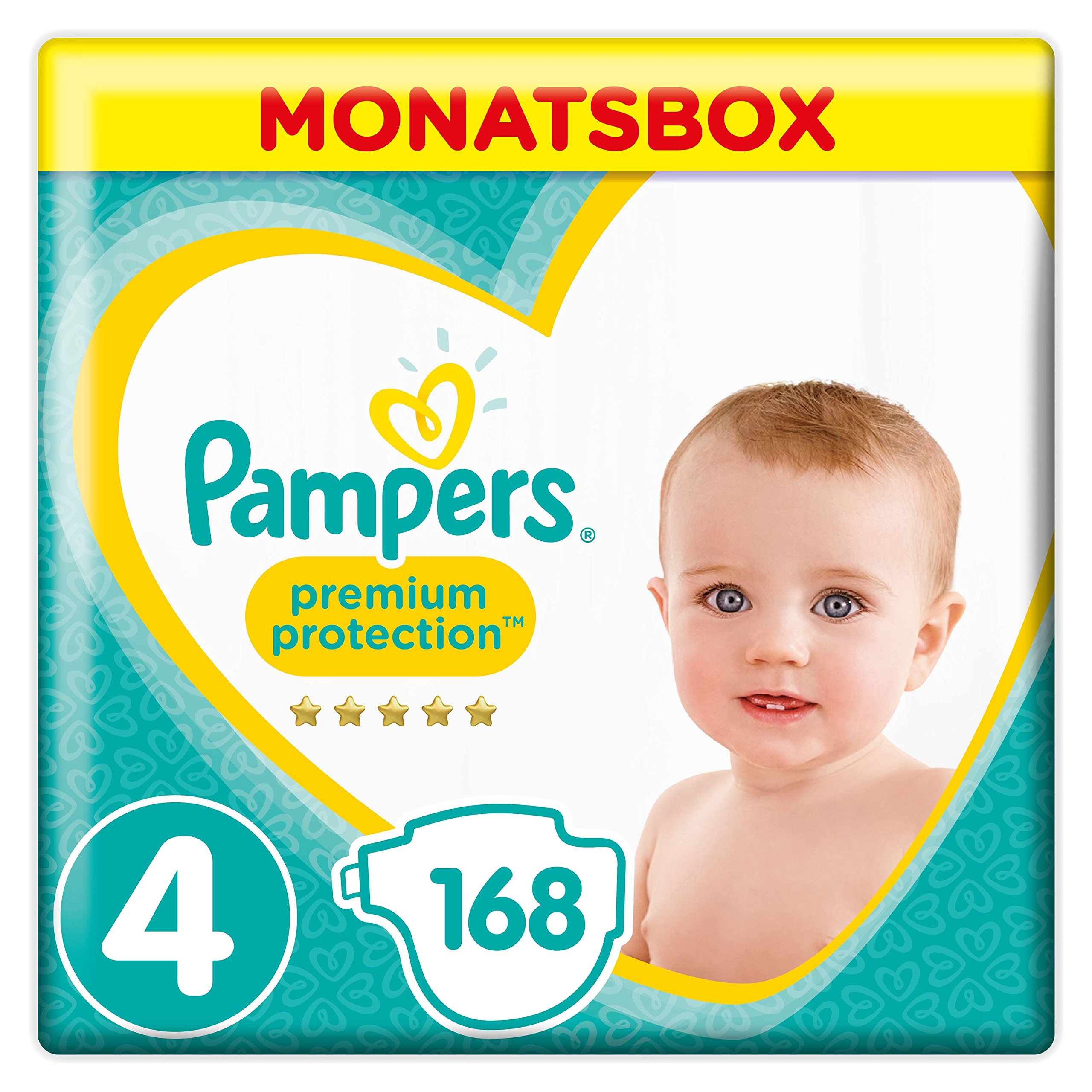 pampers active baby 4 monthly pack