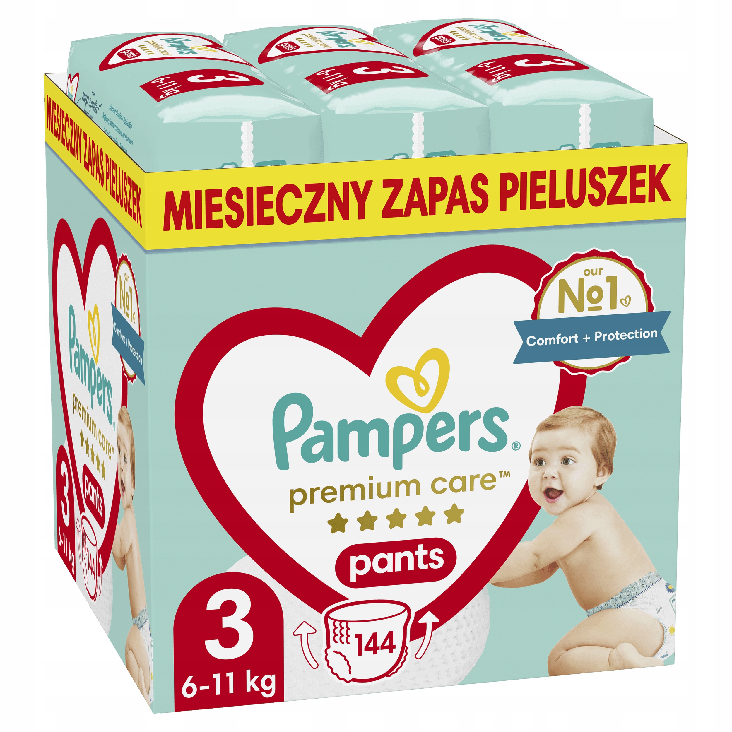 pampers premium care 4 68 sztuk