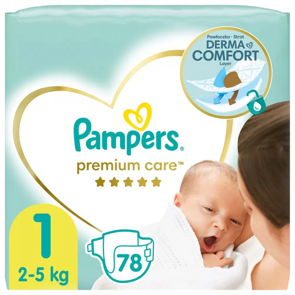 pampers 1 newborn 1 mini smyk 168 szt