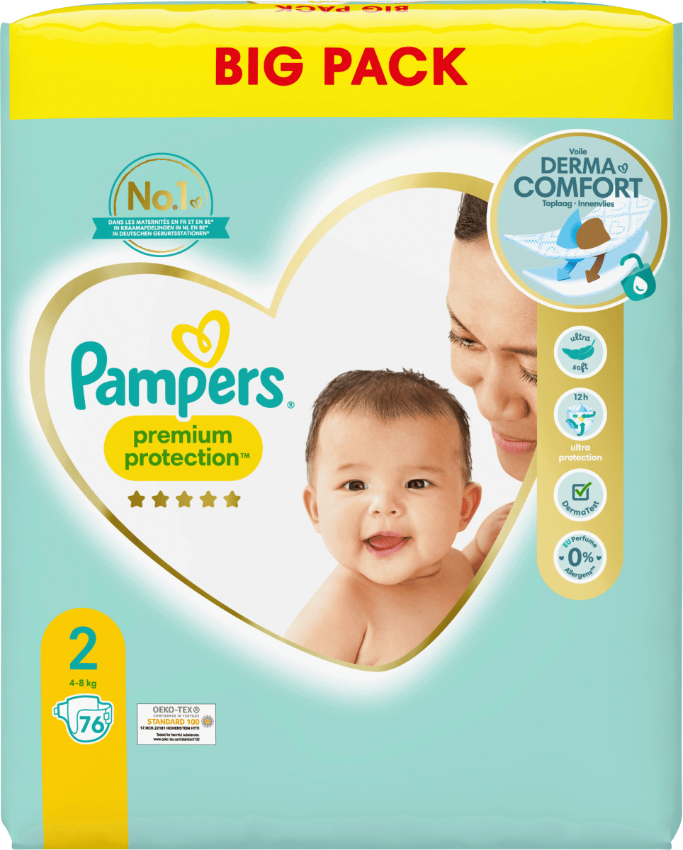 pampers pure protection 4-8 kg