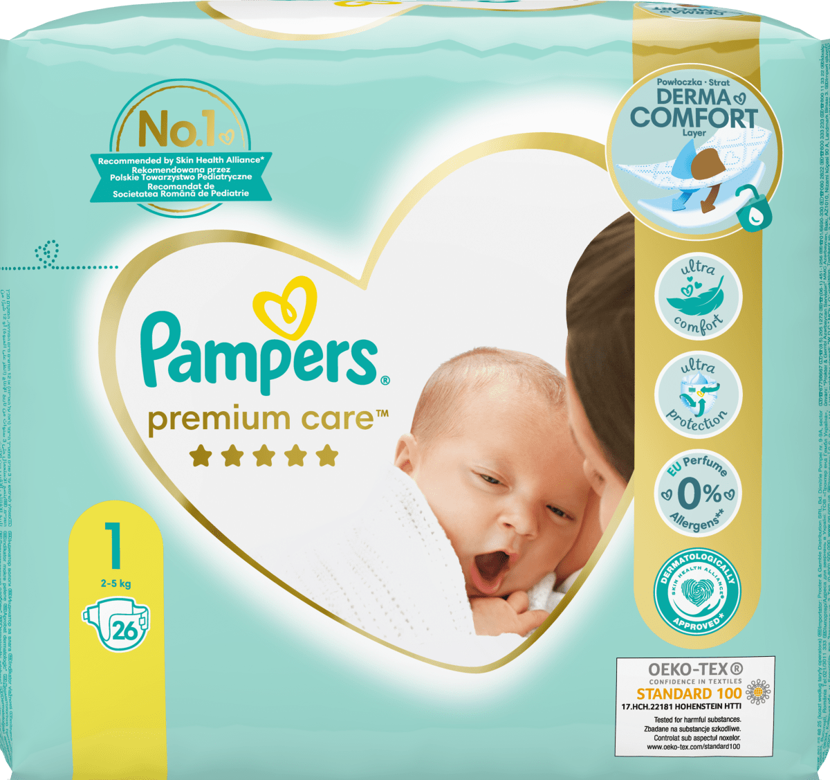 pampers premium care opakowanie promocyjne