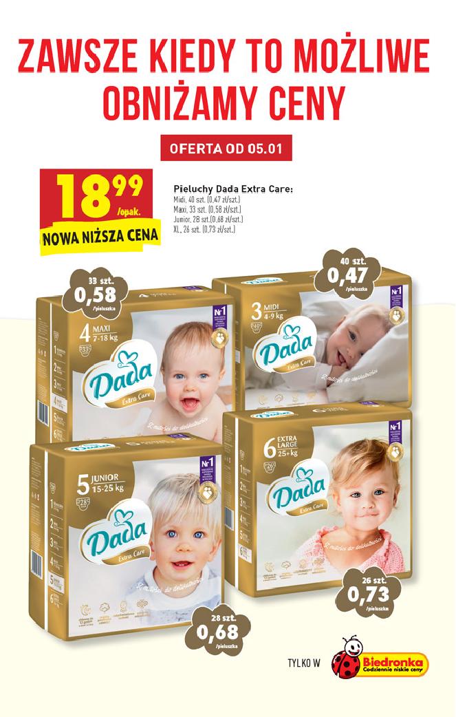 nowe pieluchy pampers dzień i noc