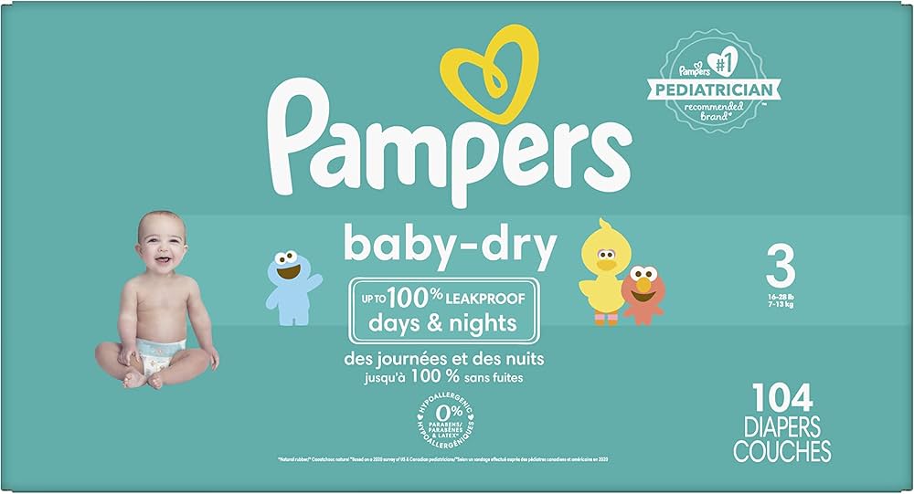 pampers opakowanie kiedys