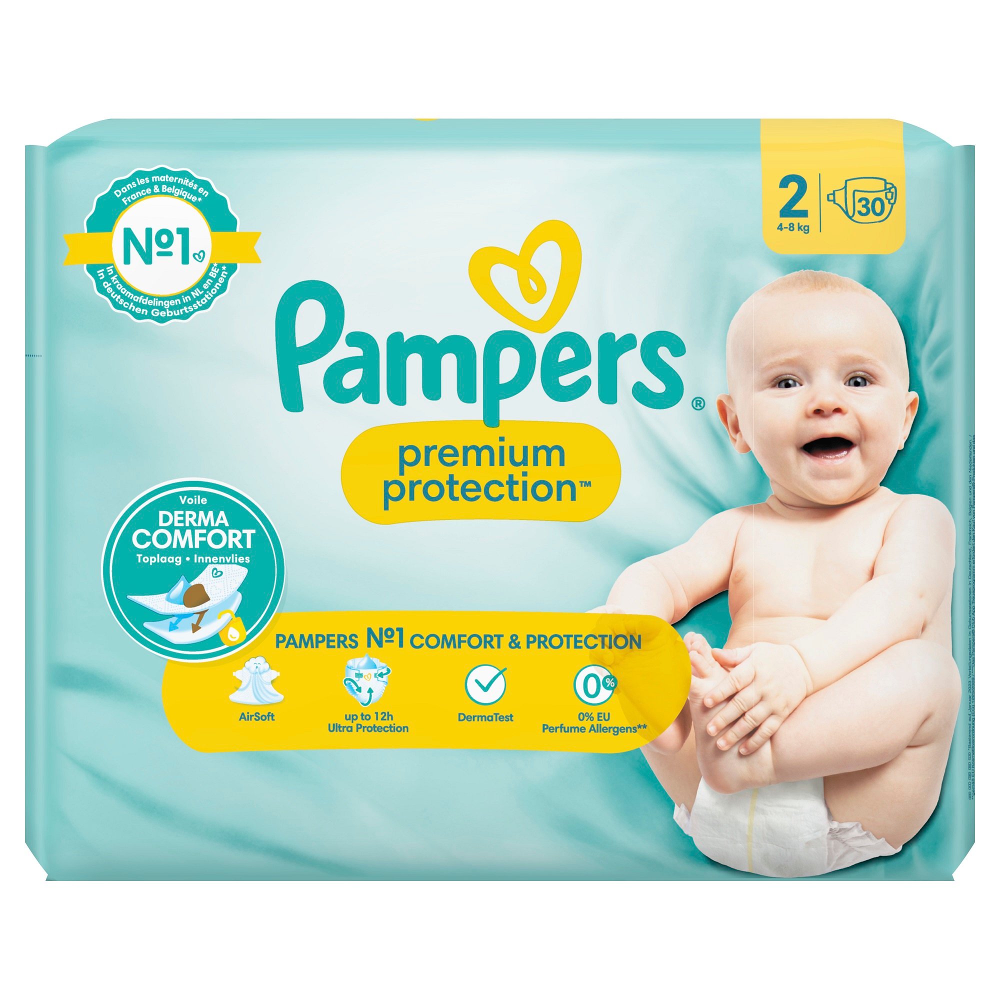 pieluchy pampers premium care 2 za 1 grosz rossmann