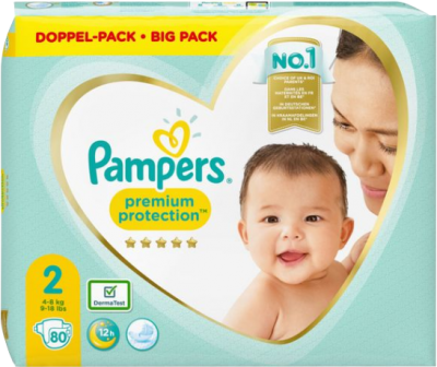 pampers premium care brak niebieskich