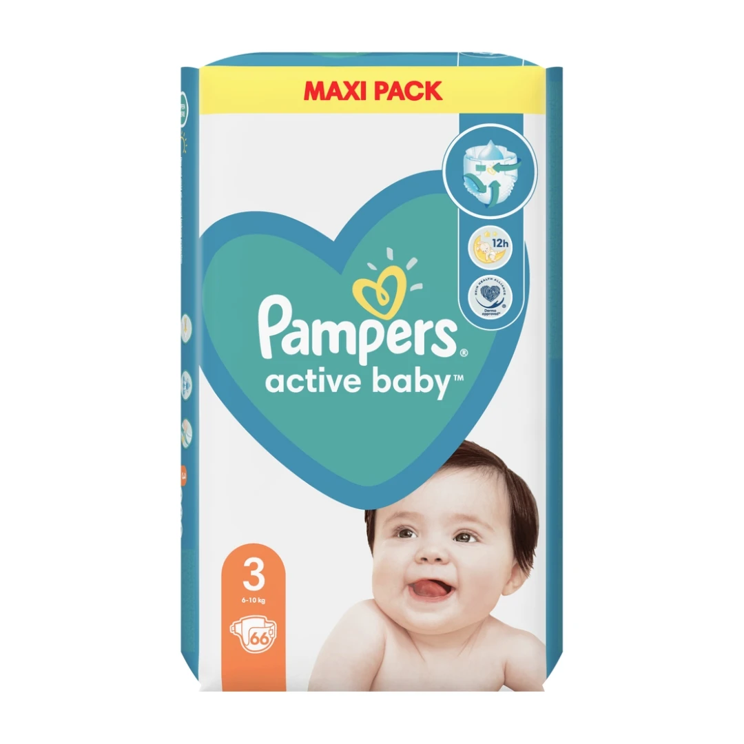 pampers 74 szt active baby 2