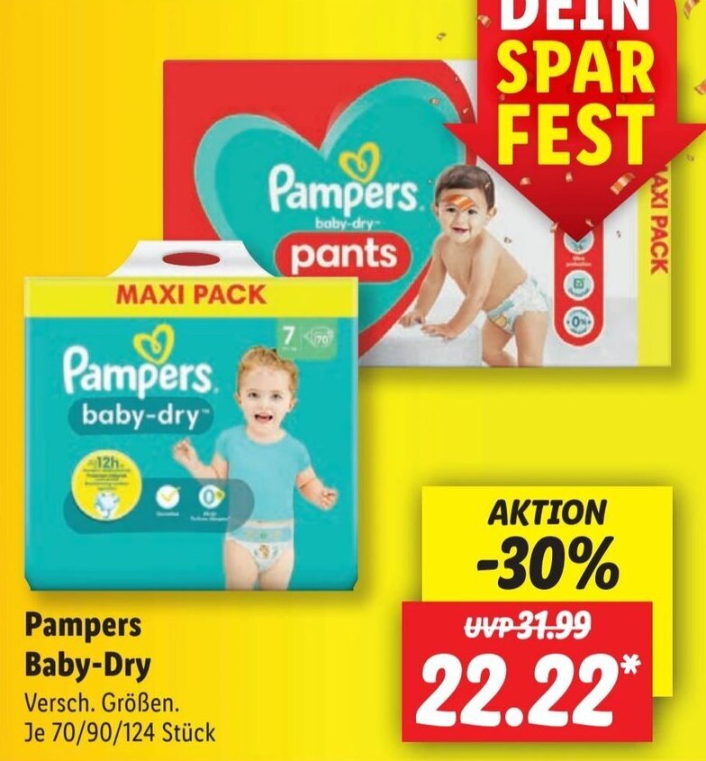 pampers active baby tesco