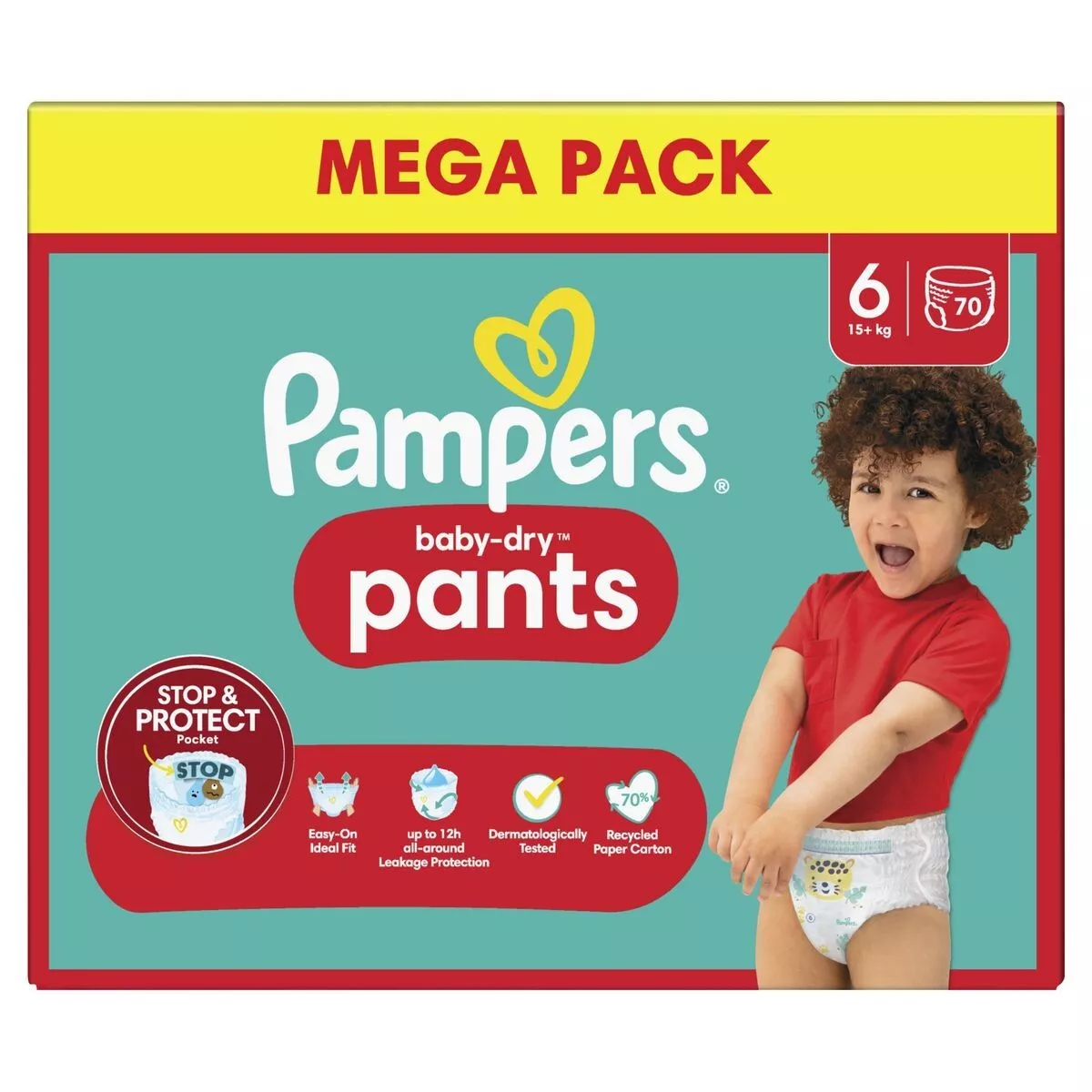 pampers pants zapas pieluchomajtki 5 junior 152 sz