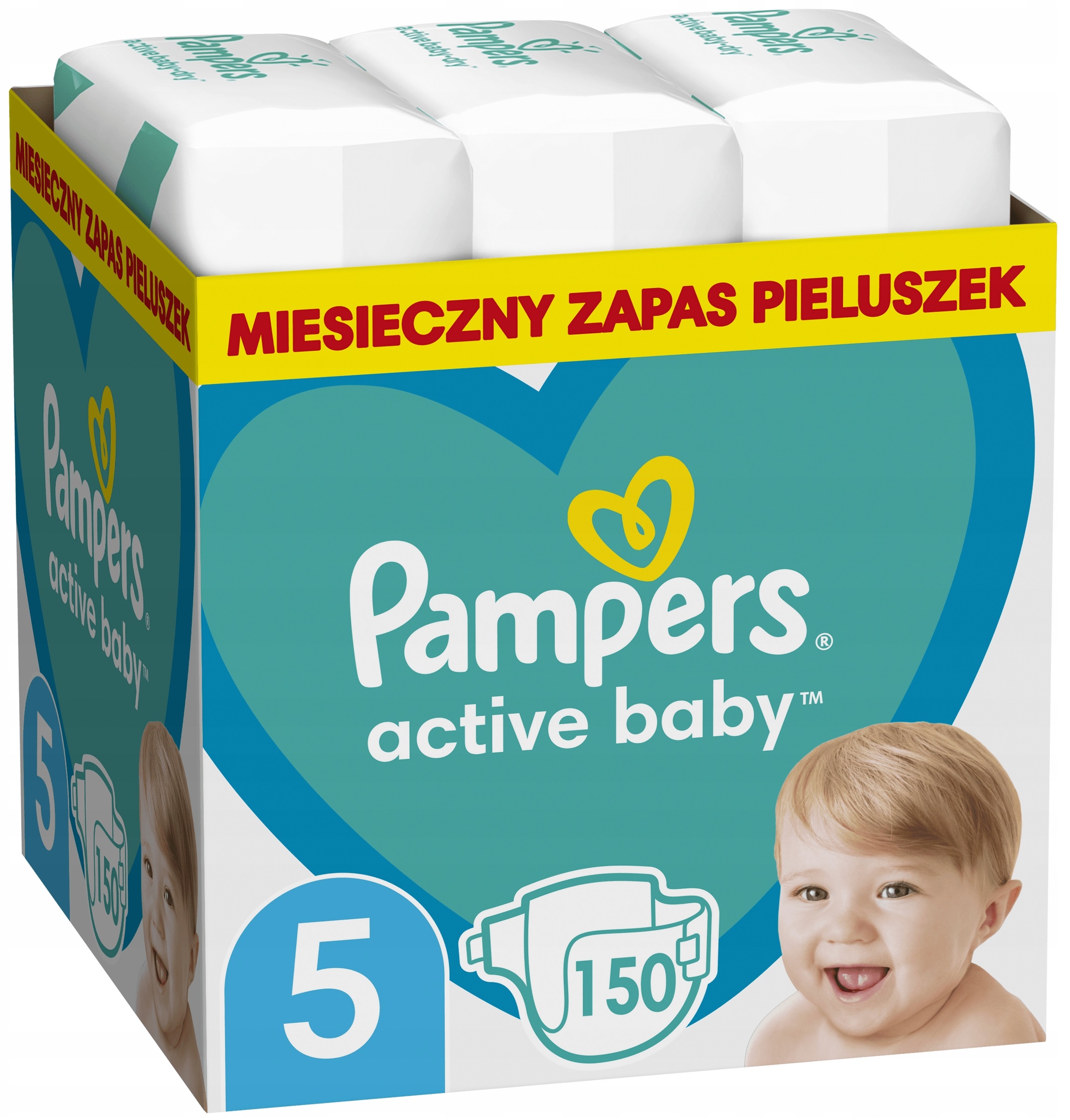 pampers new baby pieluchy rozmiar 1 newborn 2-5kg 43 sztuki