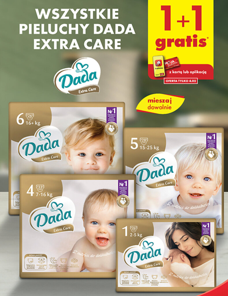 dada extra care pieluchy