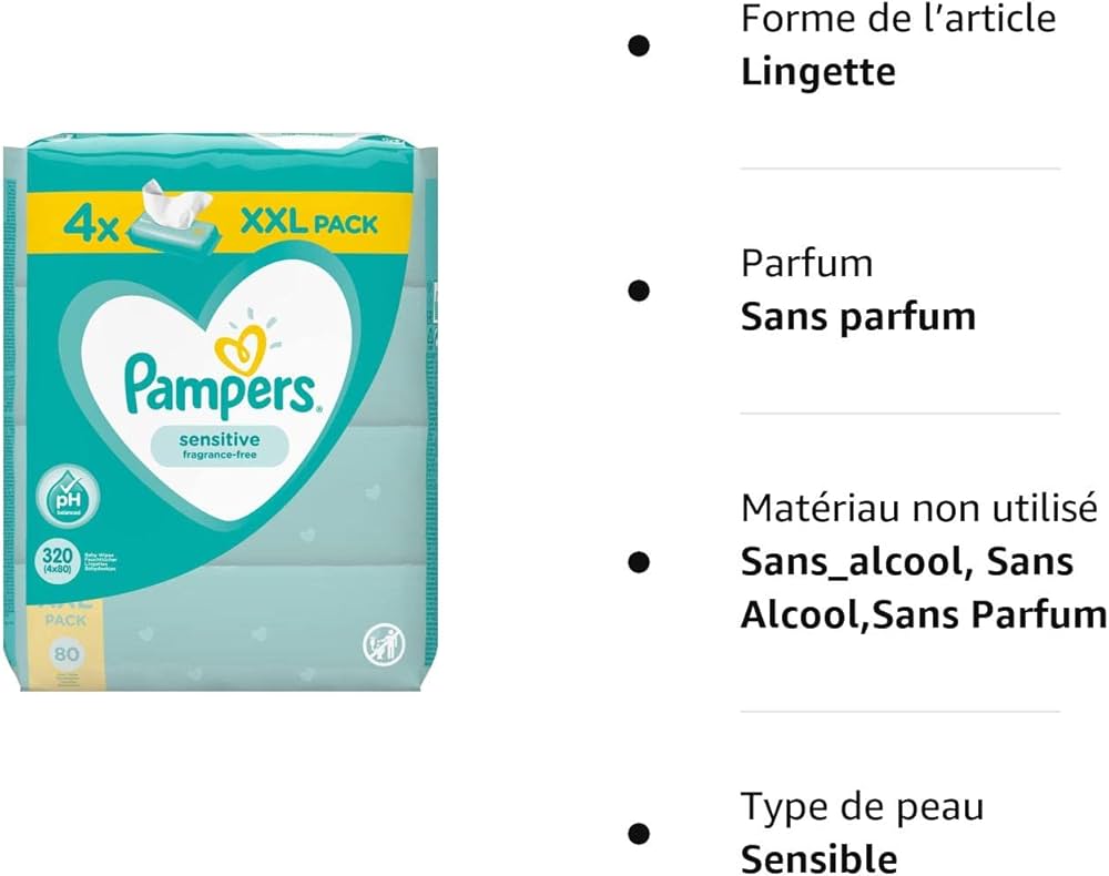 pampers sensitive chusteczki mall