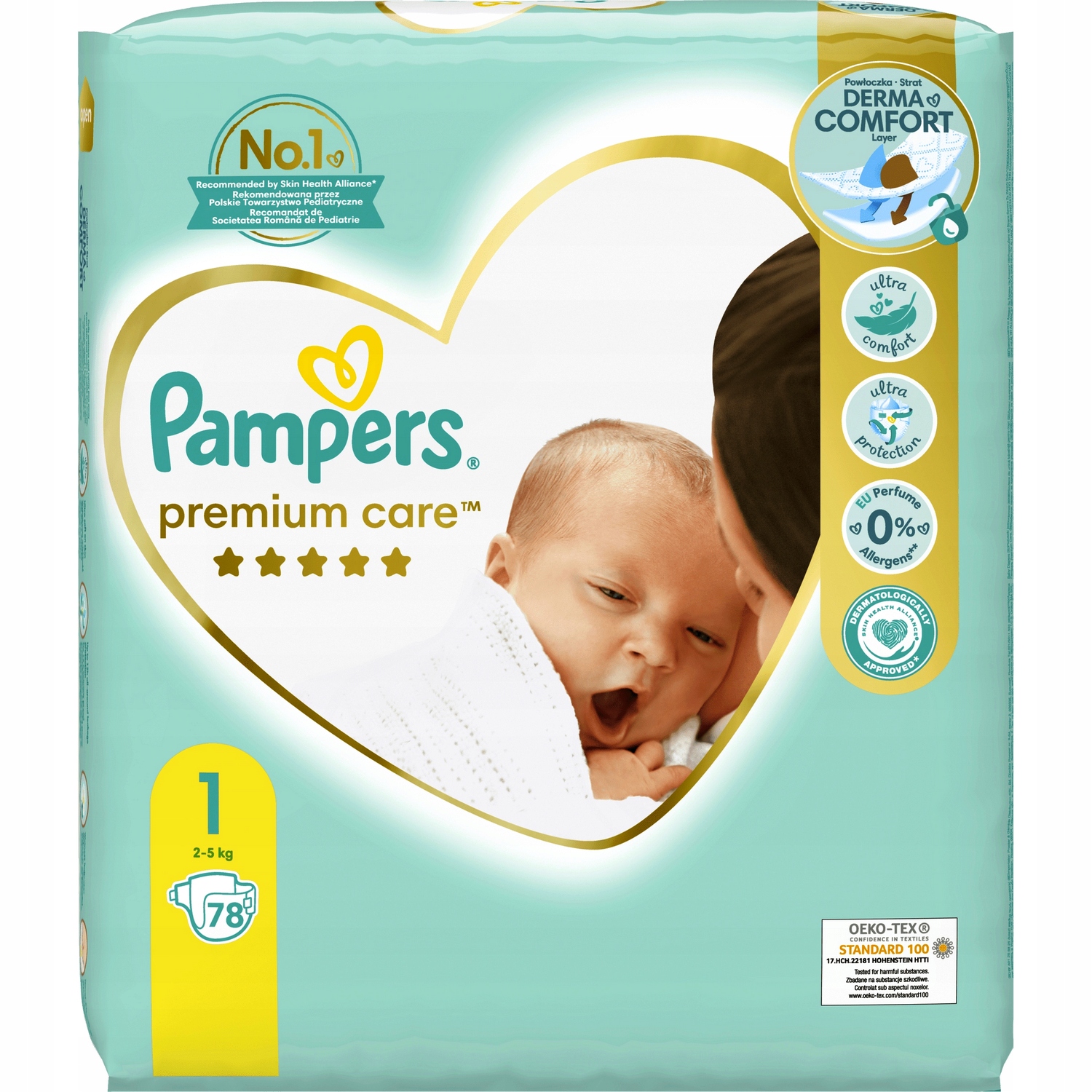 pampers premium care 22 sztuki