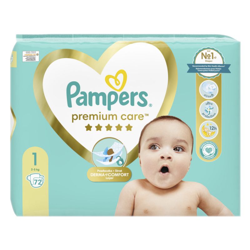 tesco pampers premium care pieluchomajtki 5