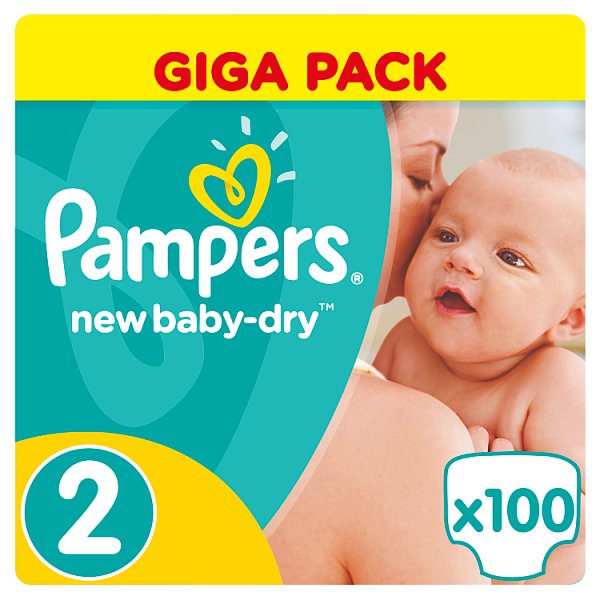 pieluchy pampers new baby dry 2 mini 100 szt rossmann