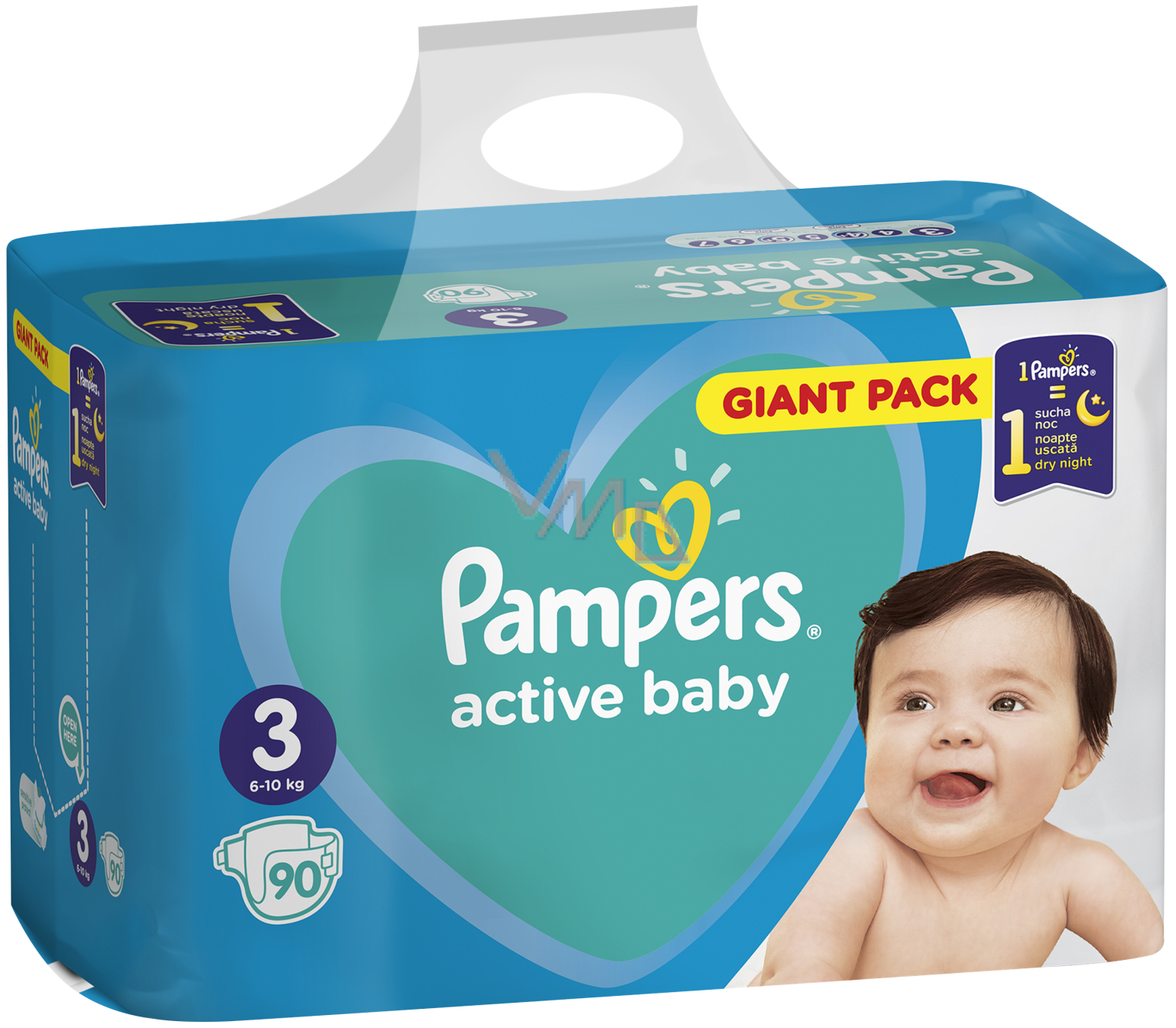 pampers w nocy