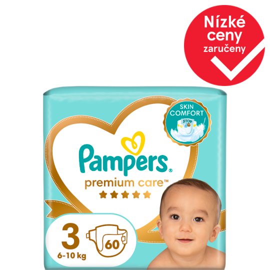 pieluchy premium care rozmiaro 3 204 szt pampers