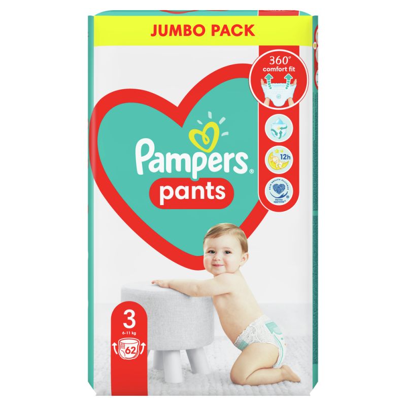 po ile są pampersy pampers duża paczka 144