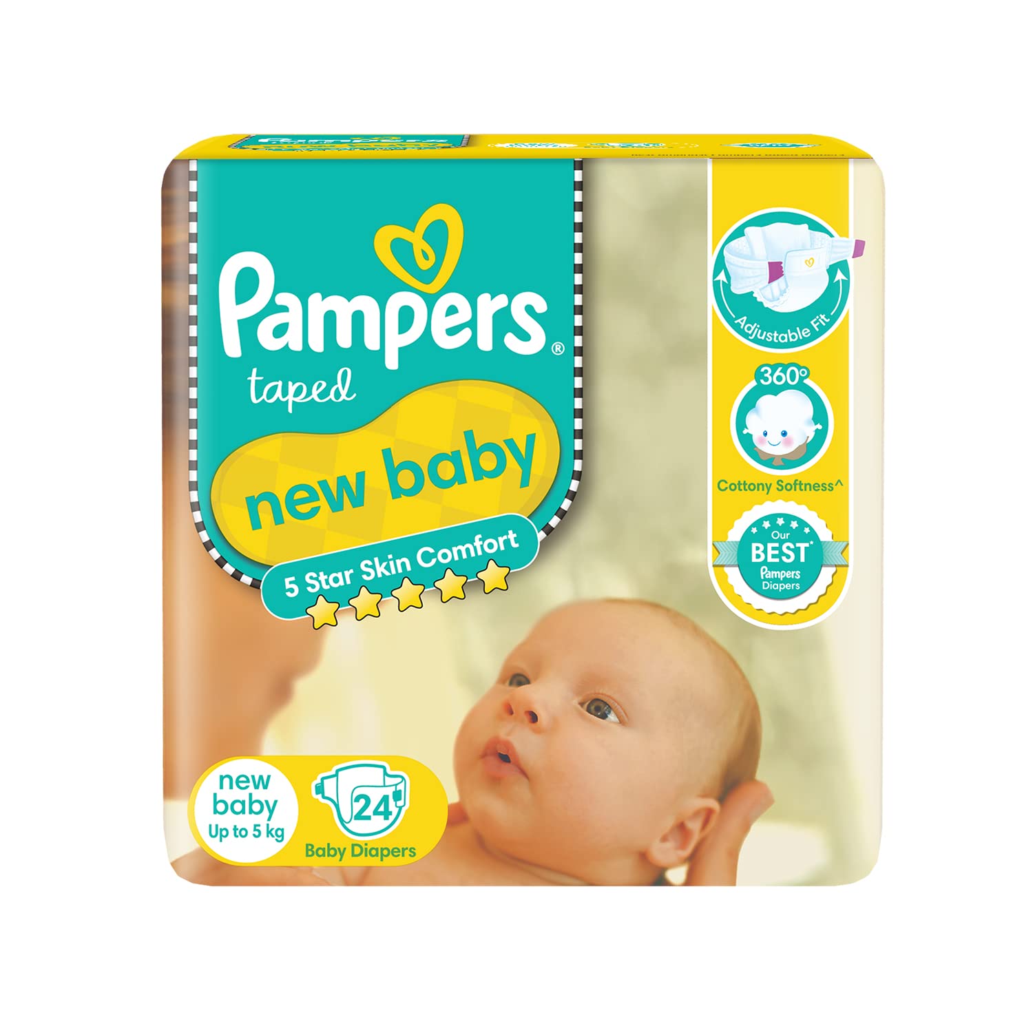 pampers pantzmienia kolor tasma z przodu