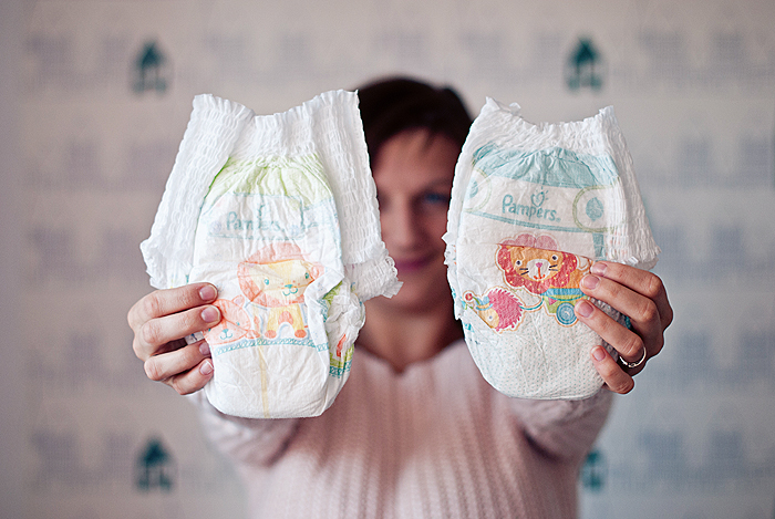 pampers chustecki dla niemolwta 56 sztuk