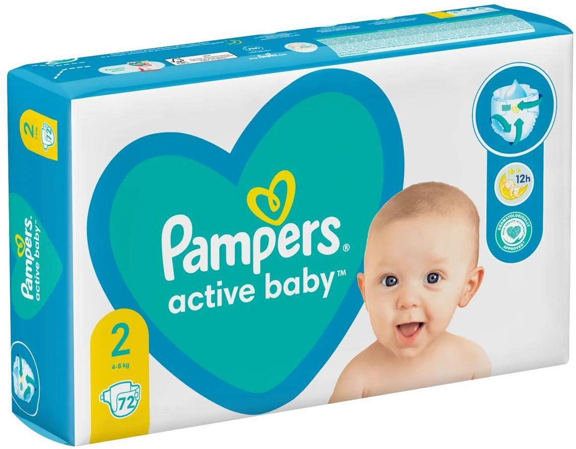 pampers active baby-dry 4 maxi 49 sztuk