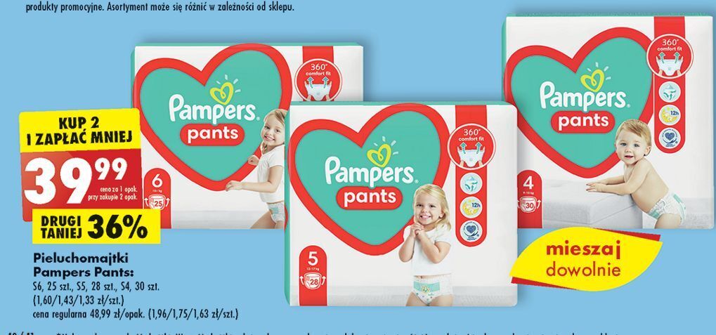 pampers 4 cena biedronka