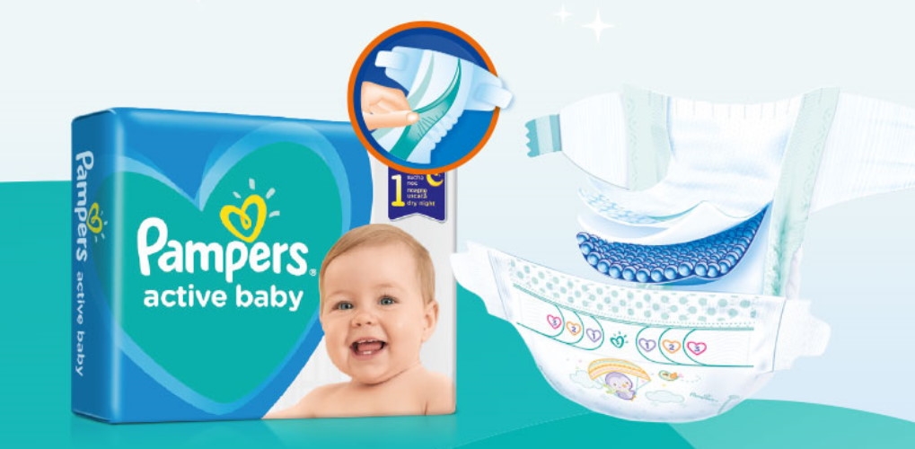 pampers active baby dry 4 90 sztuk