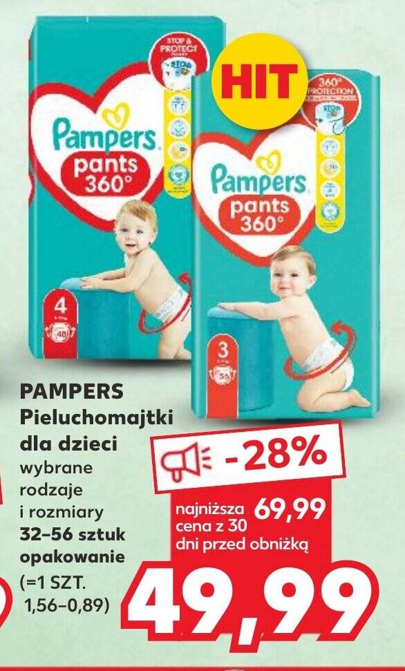 pieluchomajtki.pampers darmowe