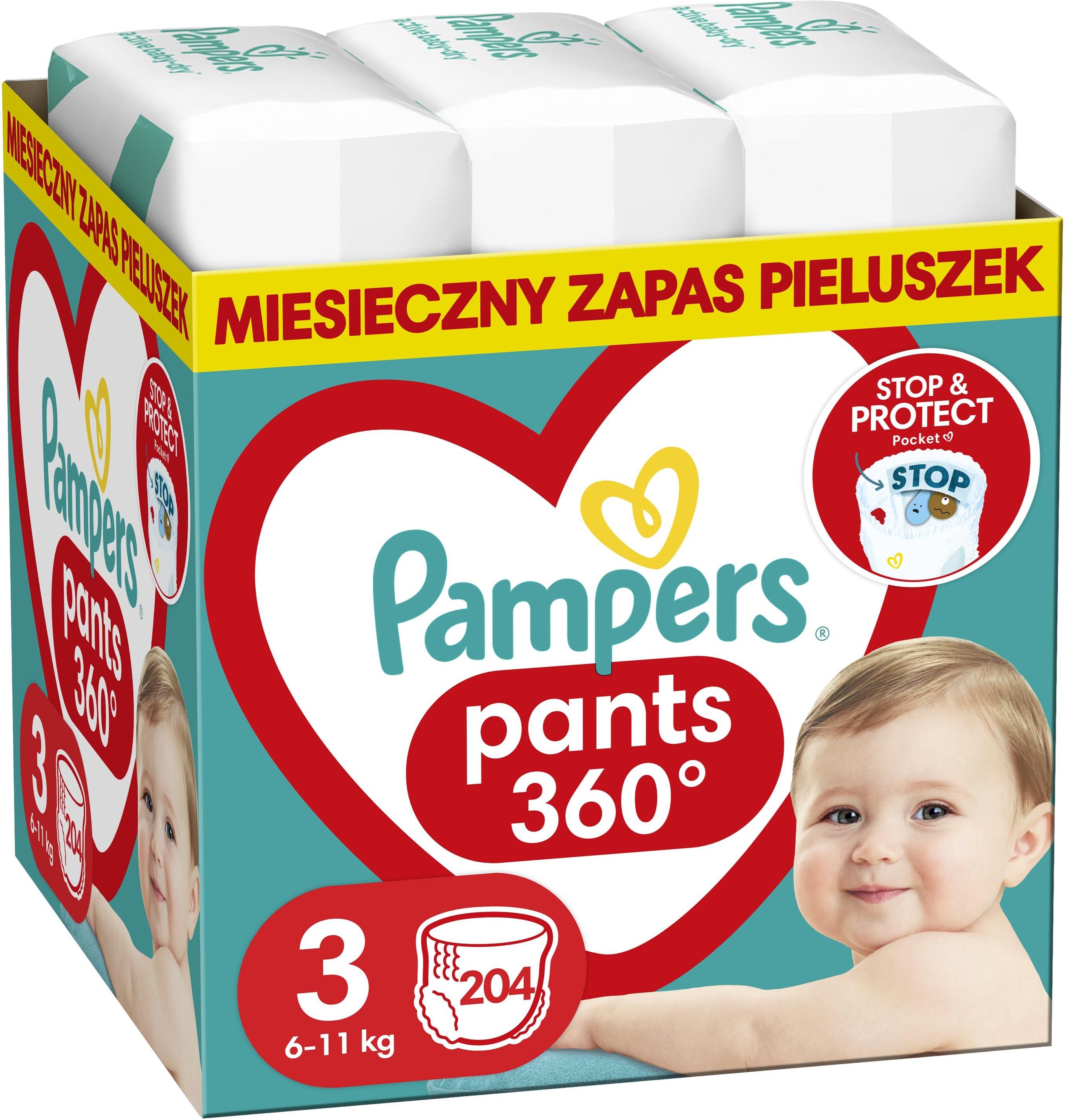 noworodek sika poza pampers