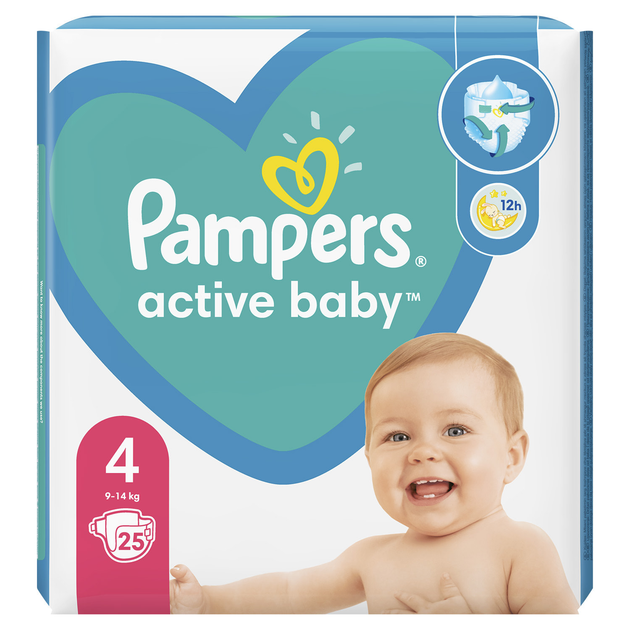 pampers active baby 4+ 45 szt