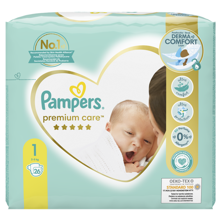 pampers chusteczki w kartonie