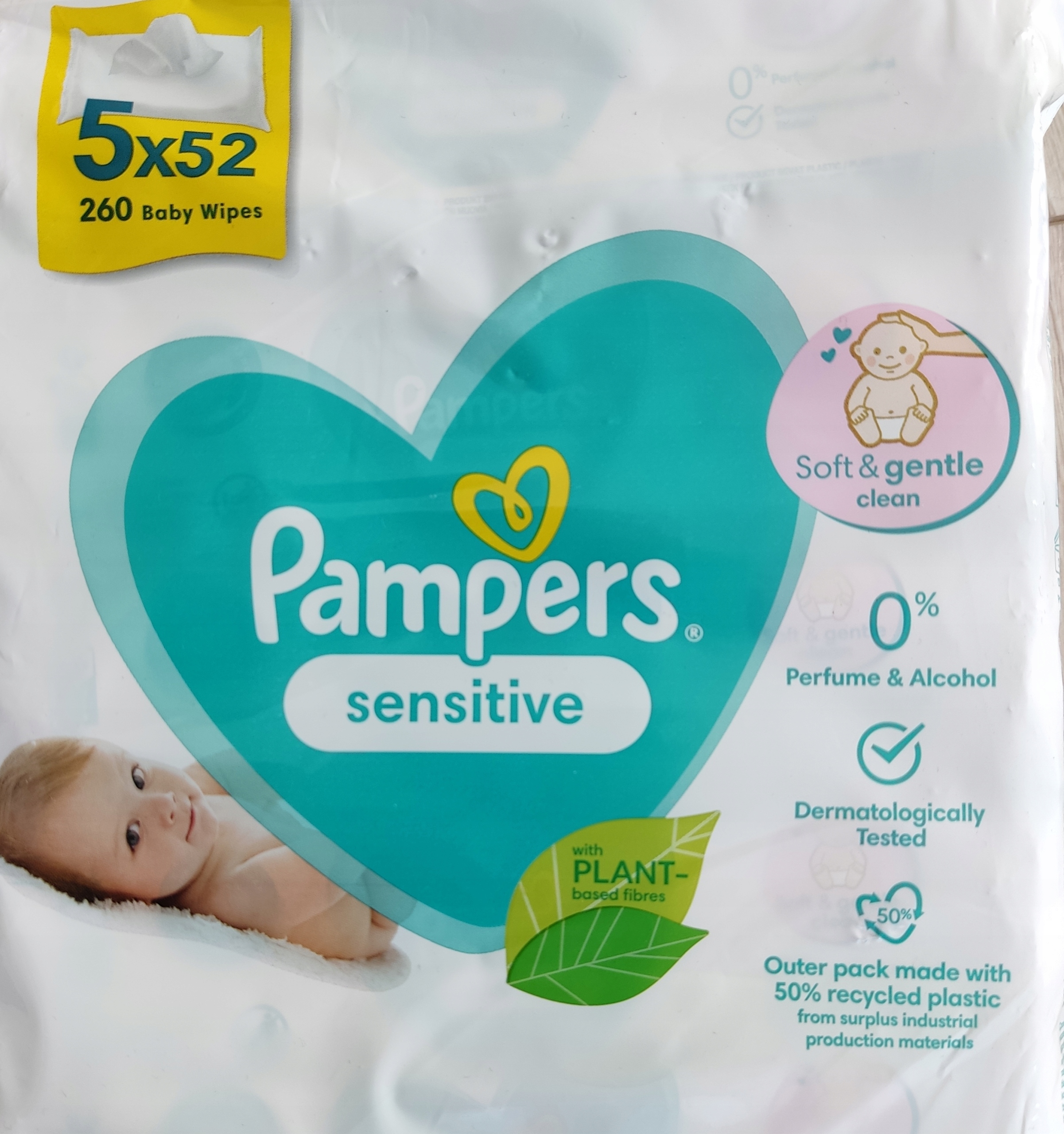 pampers sensitive chusteczki nawilżane 12 szt