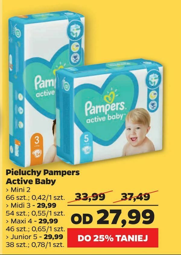 pieluchy pampers care 2 gdzie najtaniej