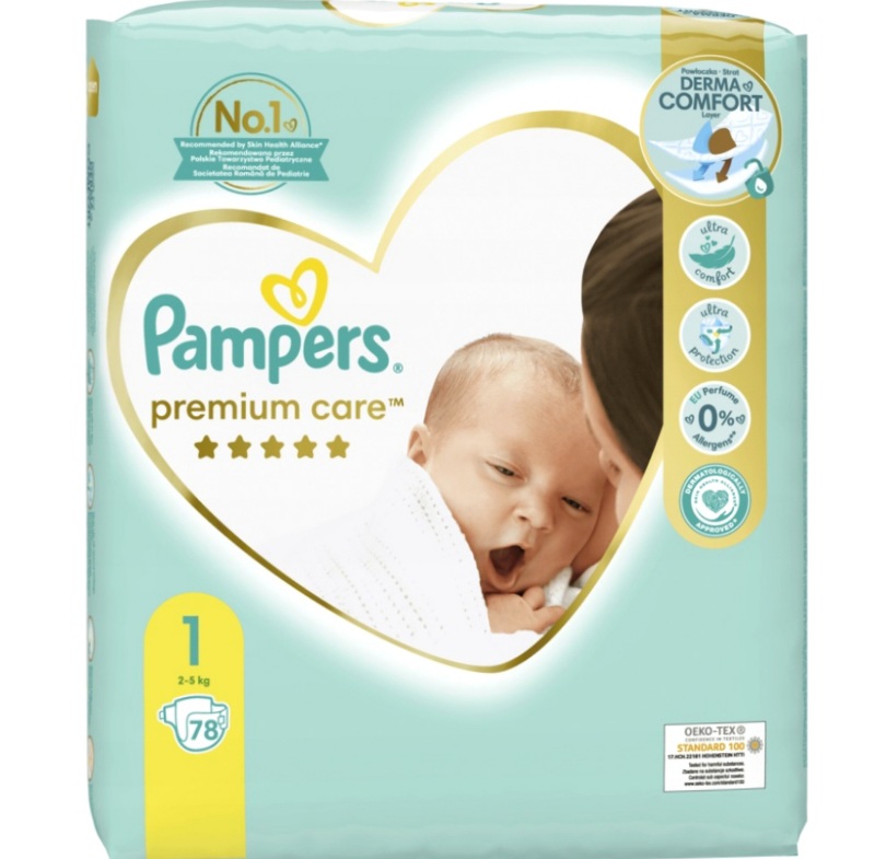 pampers 1 premium care 78