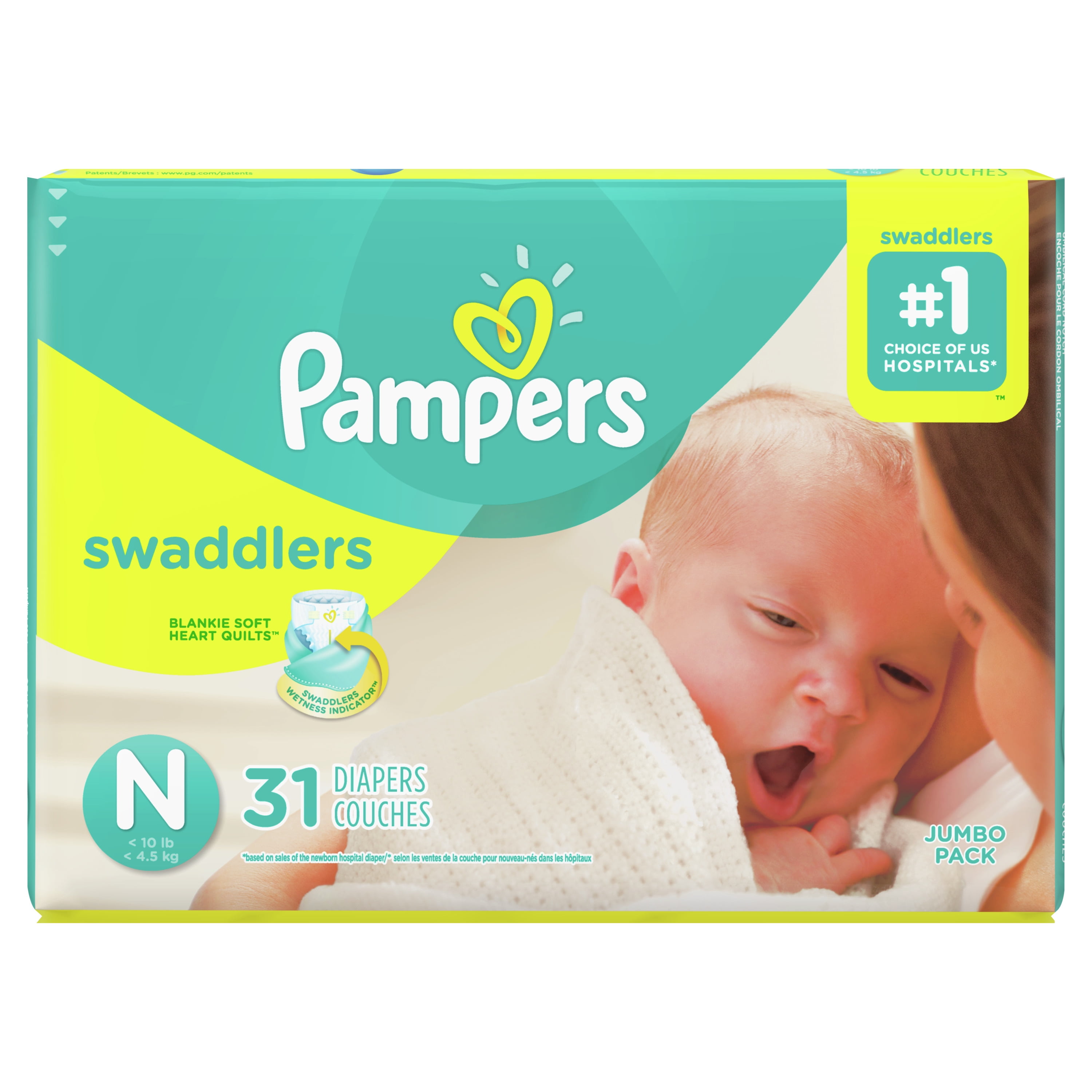 waga noworodka pampers