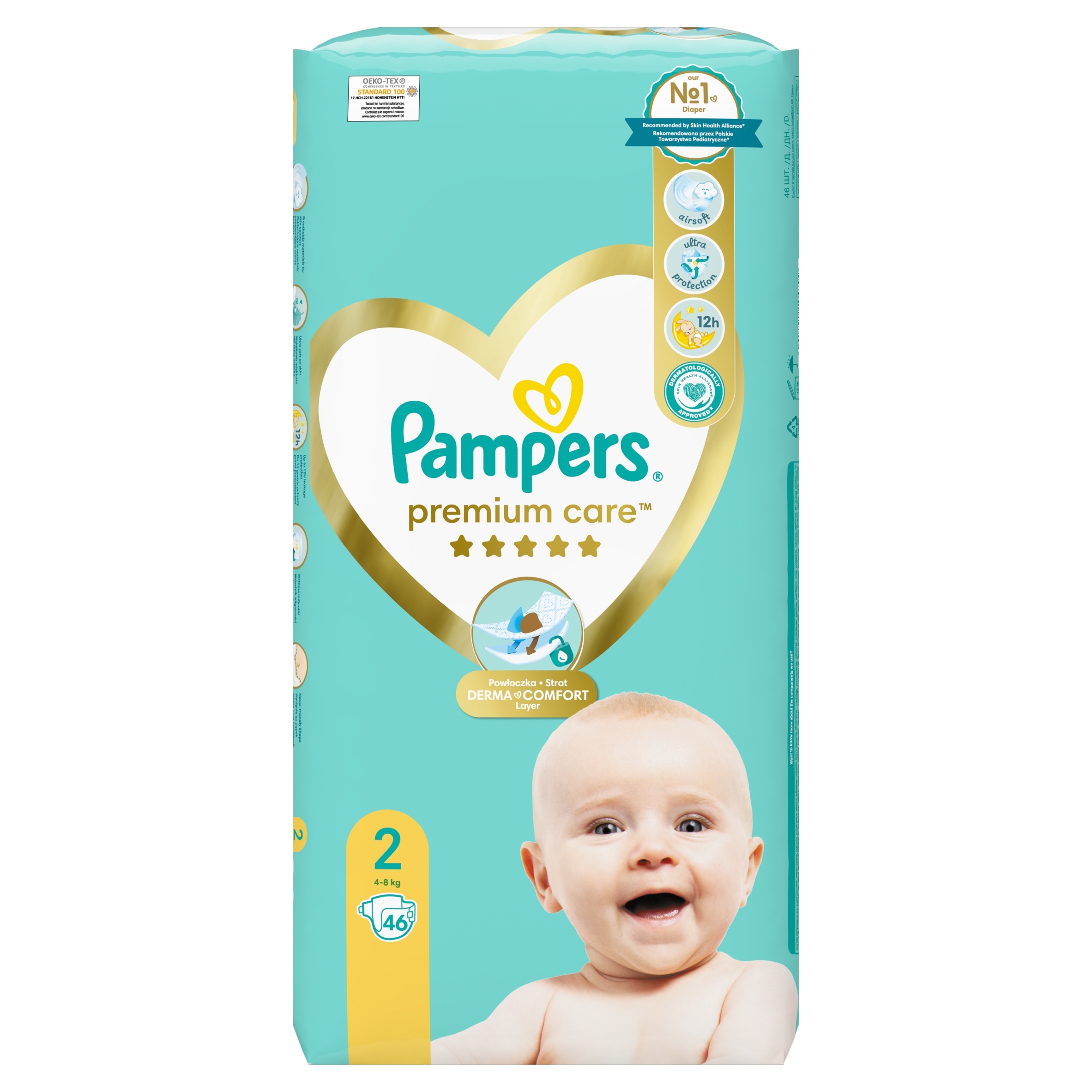 pampers chusteczki nasączone wodą aqua pure 48 szt