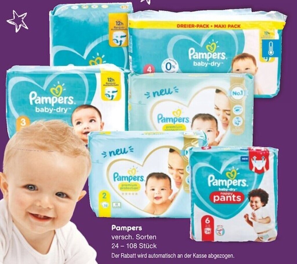 pampers care 2 22 cena