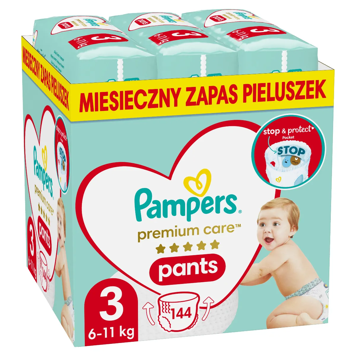 pampers po całej nocy