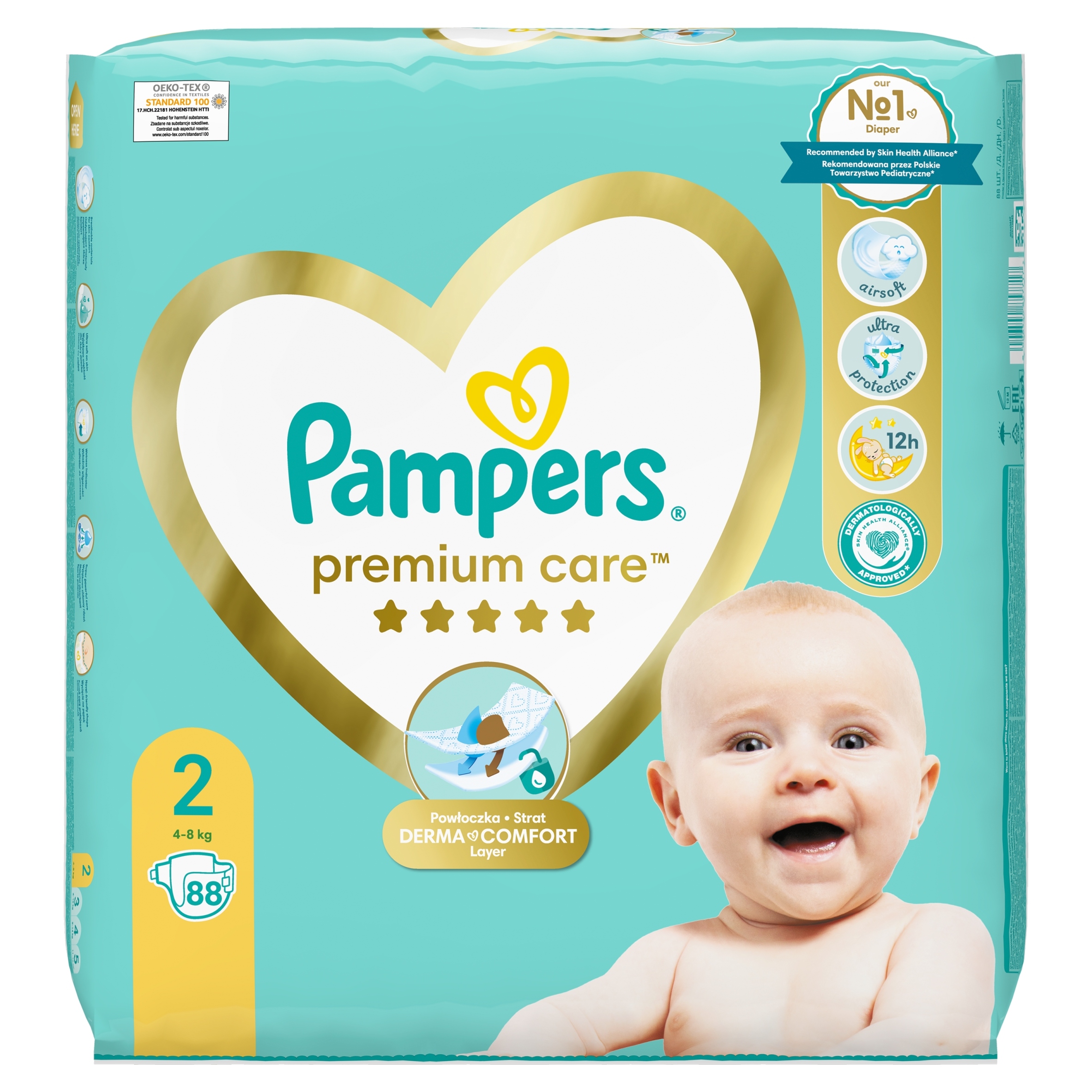 pieluchomajtki pampers najmniejsze