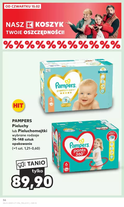 pampers 3 208 sztuk