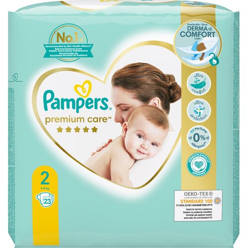 baby wearing pampers on head