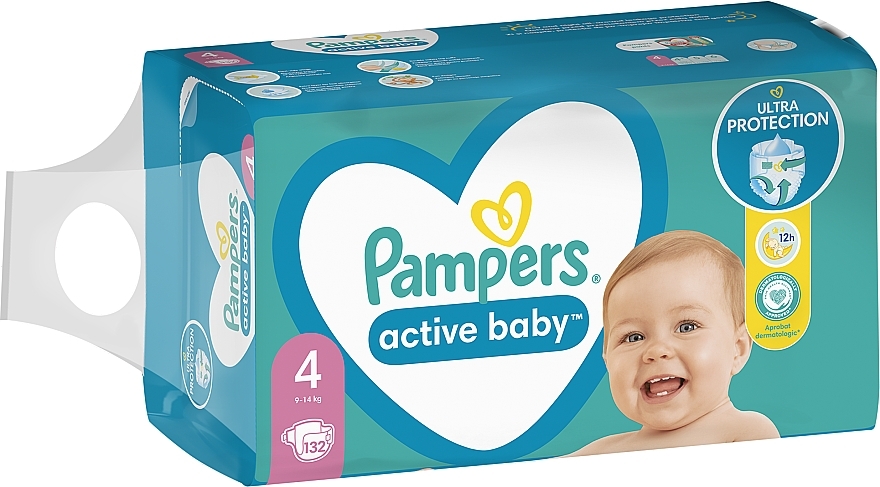 pampers active baby-dry pieluchy rozmiar 4