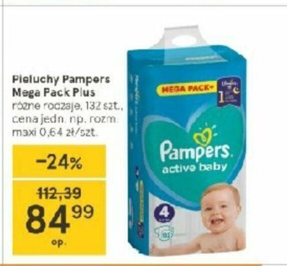 pamper newborn activ dry