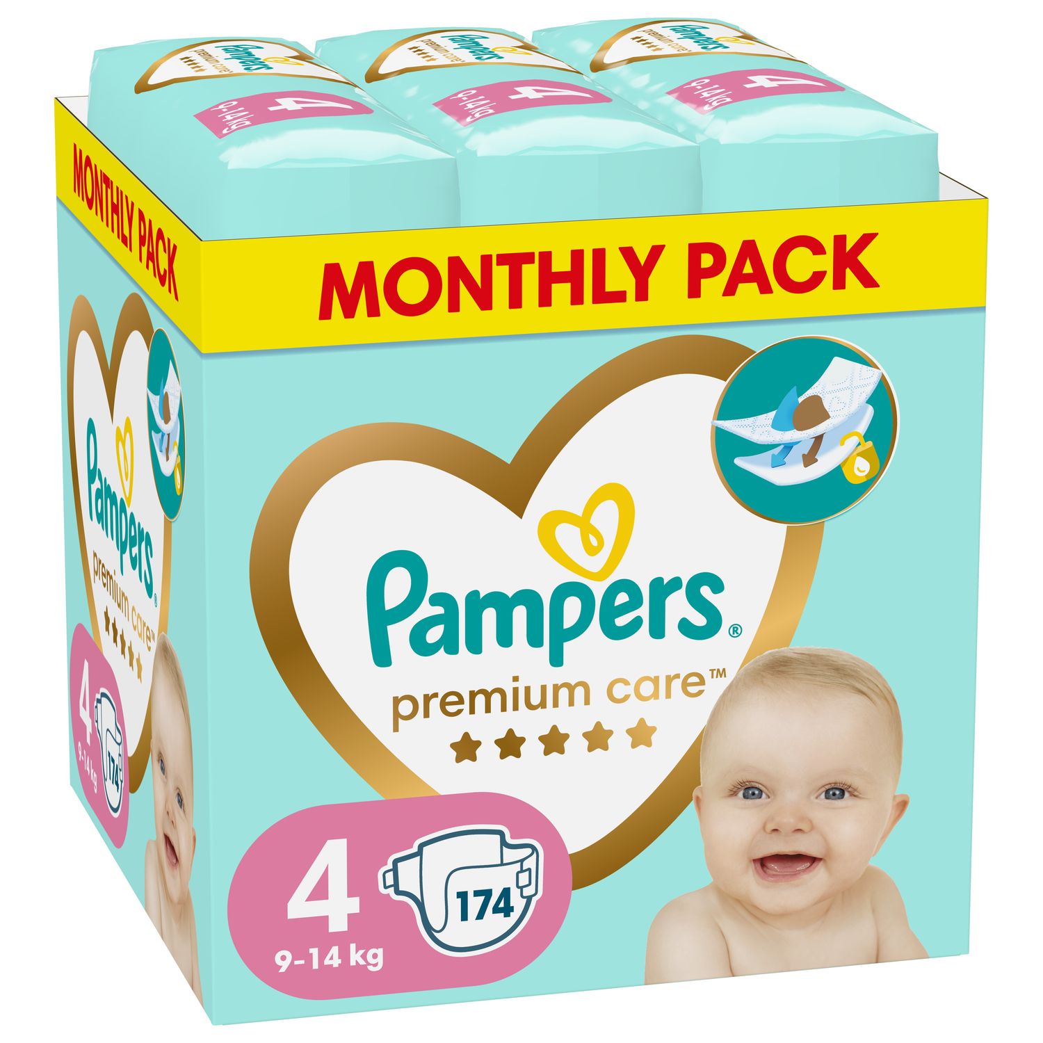 pieluszki pampers premium care 2 newborn