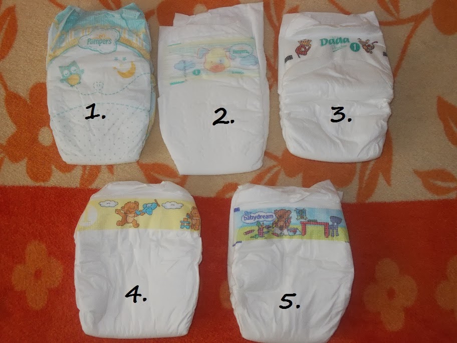 pampers soft and dry 1