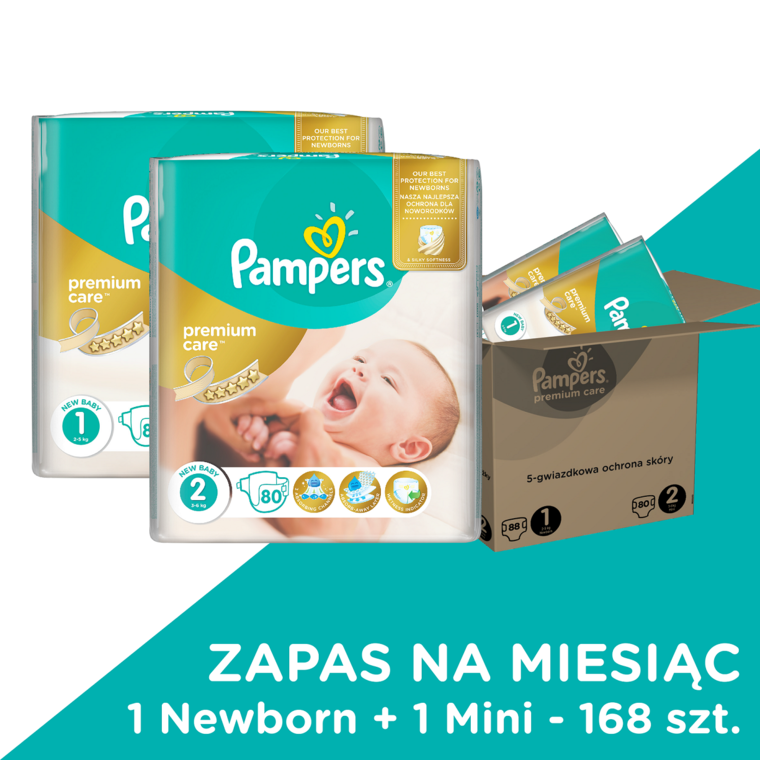 mala paczka pampers premium care 4