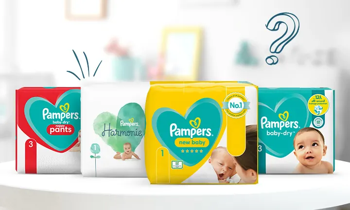 pampers 1 rodzaje