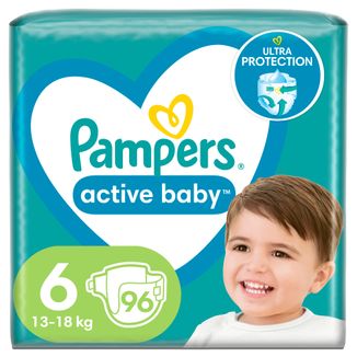 pieluchy pampers active baby dry 2 mini 228szt