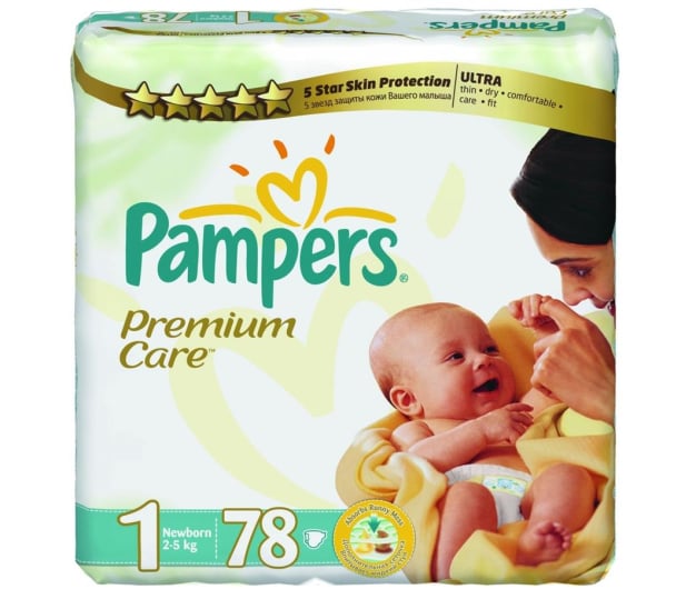 pampers z wycieciem ma pepek