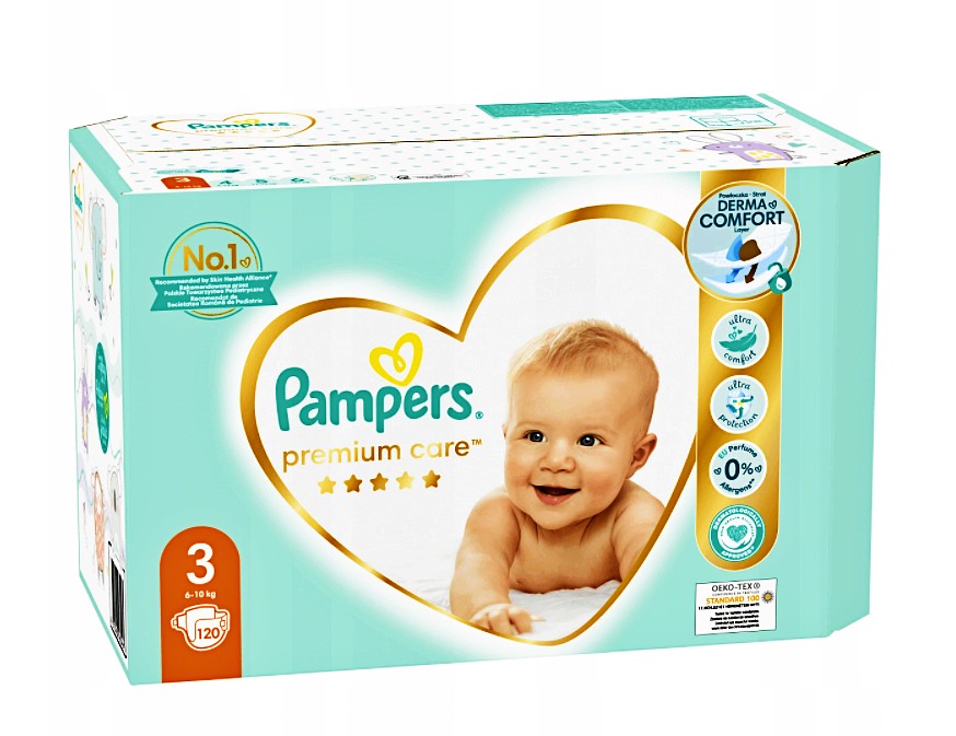 próbki pieluchy pampers