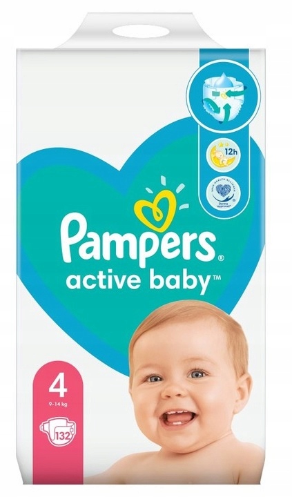 pampers 4 rln active baby 4+ biedronka